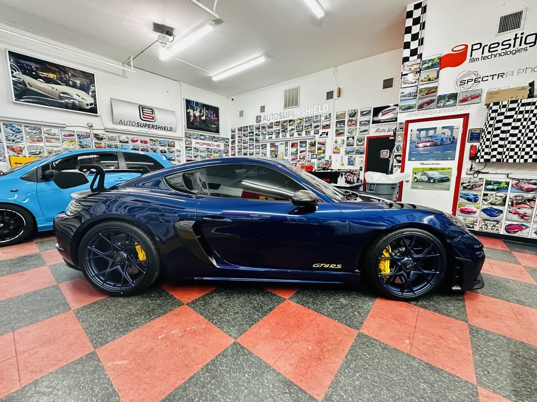 Inside the Auto SuperShield facility in Boca Raton
